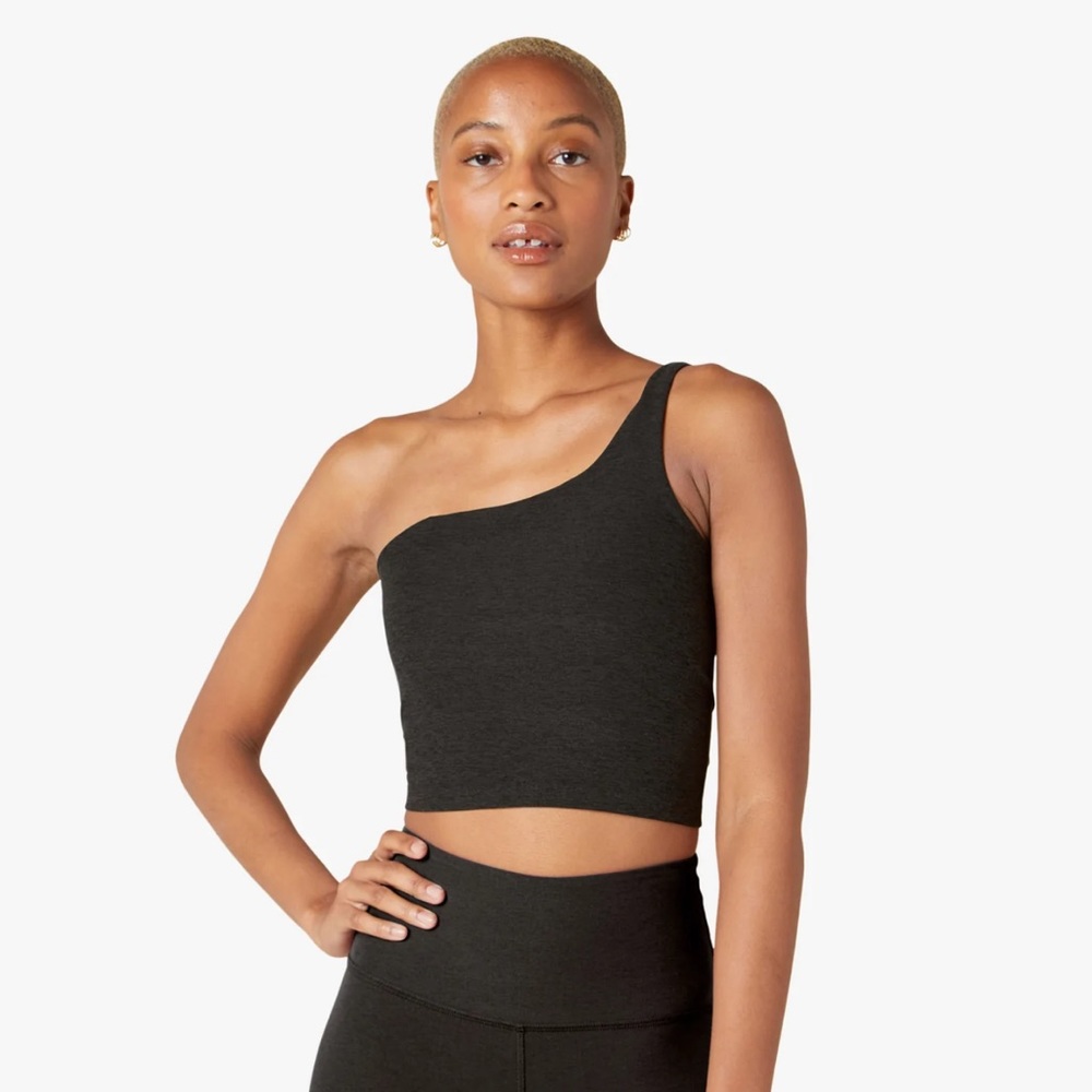 LIKE NEW Beyond Yoga Spacedye One and Only Shoulder Cropped Tank